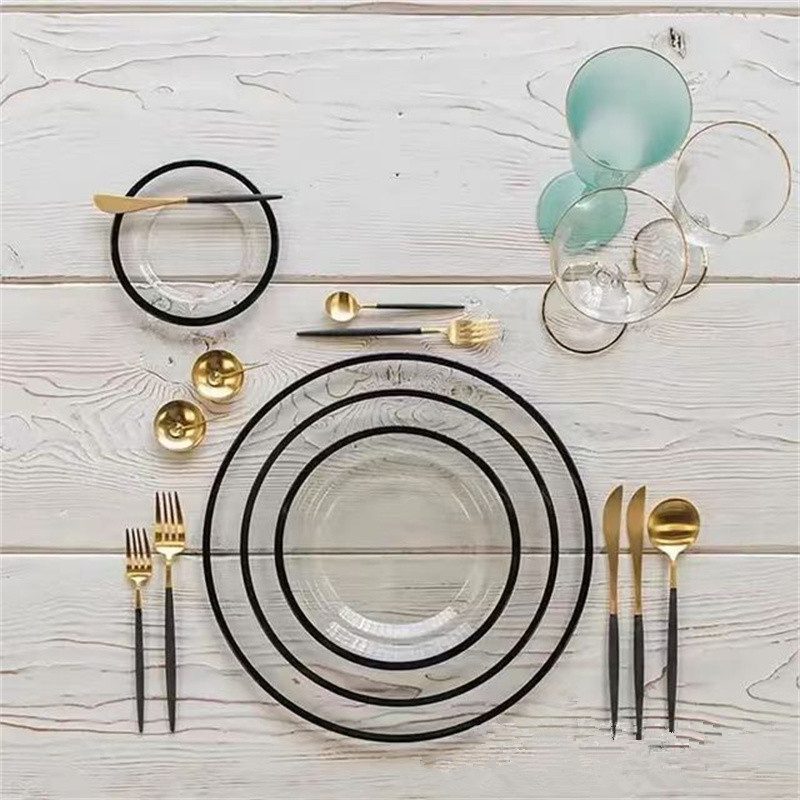 Wholesale Glass Charger Plate PZ-010 - Image 6